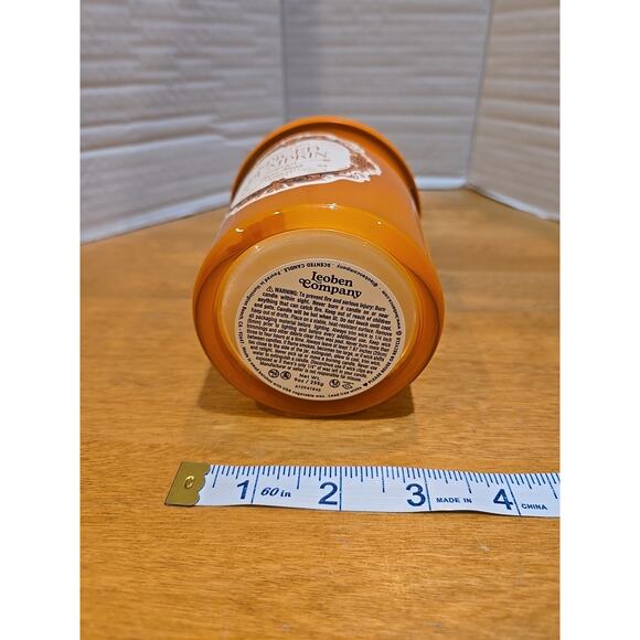 Leoben Co. Spiced Pumpkin Scented Candle 9 oz Single Wick Vegan Wax USA Made - Picture 7 of 8